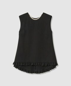 allureville / アルアバイル シャツ・ブラウス | 【LOULOU WILLOUGHBY】パールネックレス付きフリルブラウス