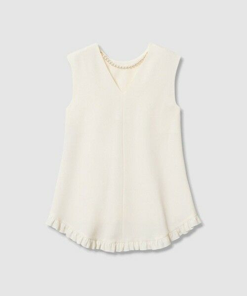 allureville / アルアバイル シャツ・ブラウス | 【LOULOU WILLOUGHBY】パールネックレス付きフリルブラウス | 詳細1