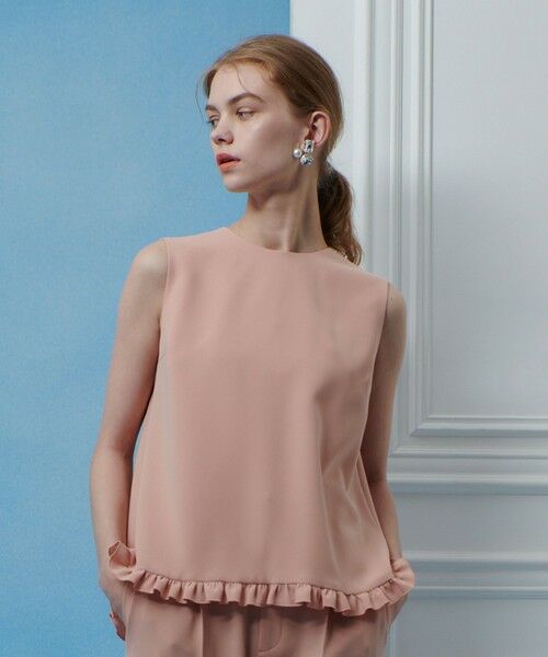 allureville / アルアバイル シャツ・ブラウス | 【LOULOU WILLOUGHBY】パールネックレス付きフリルブラウス | 詳細3