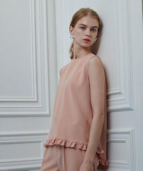 allureville / アルアバイル シャツ・ブラウス | 【LOULOU WILLOUGHBY】パールネックレス付きフリルブラウス | 詳細4