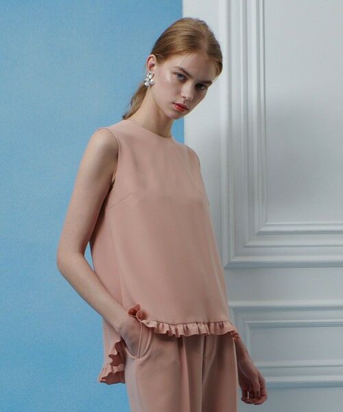 allureville / アルアバイル シャツ・ブラウス | 【LOULOU WILLOUGHBY】パールネックレス付きフリルブラウス | 詳細5