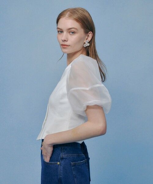 allureville / アルアバイル シャツ・ブラウス | 【LOULOU WILLOUGHBY】バルーンスリーブシャツブラウス | 詳細2