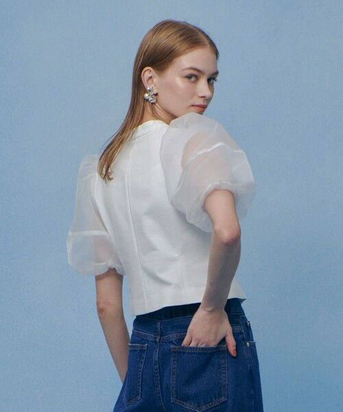 allureville / アルアバイル シャツ・ブラウス | 【LOULOU WILLOUGHBY】バルーンスリーブシャツブラウス | 詳細3