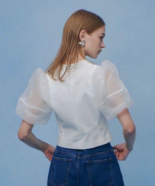 allureville / アルアバイル シャツ・ブラウス | 【LOULOU WILLOUGHBY】バルーンスリーブシャツブラウス | 詳細4