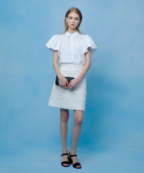 allureville / アルアバイル シャツ・ブラウス | 【LOULOU WILLOUGHBY】バルーンスリーブシャツブラウス | 詳細6