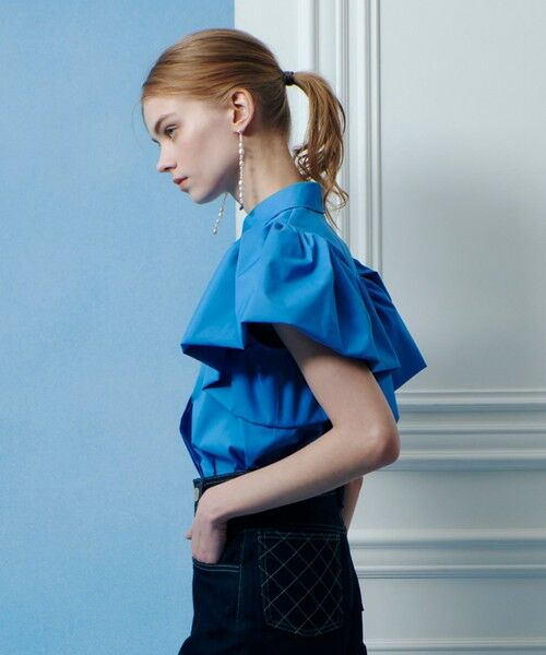 allureville / アルアバイル シャツ・ブラウス | 【LOULOU WILLOUGHBY】バルーンスリーブシャツブラウス | 詳細12