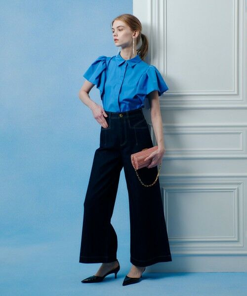 allureville / アルアバイル シャツ・ブラウス | 【LOULOU WILLOUGHBY】バルーンスリーブシャツブラウス | 詳細14