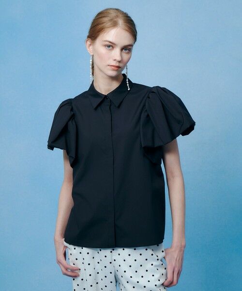 allureville / アルアバイル シャツ・ブラウス | 【LOULOU WILLOUGHBY】バルーンスリーブシャツブラウス | 詳細22