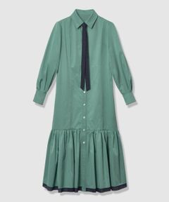 allureville / アルアバイル ロング・マキシ丈ワンピース | 【LOULOU WILLOUGHBY】メモリーツイルティアードシャツワンピース