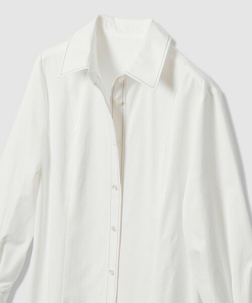 allureville / アルアバイル ロング・マキシ丈ワンピース | 【LOULOU WILLOUGHBY】メモリーツイルティアードシャツワンピース | 詳細11