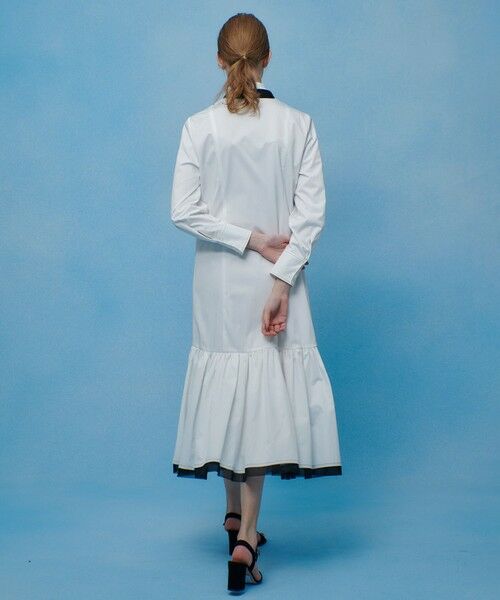 allureville / アルアバイル ロング・マキシ丈ワンピース | 【LOULOU WILLOUGHBY】メモリーツイルティアードシャツワンピース | 詳細5
