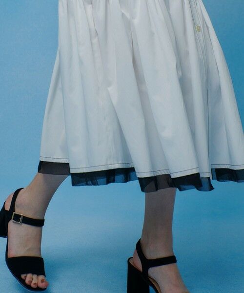 allureville / アルアバイル ロング・マキシ丈ワンピース | 【LOULOU WILLOUGHBY】メモリーツイルティアードシャツワンピース | 詳細6