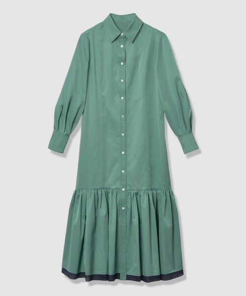 allureville / アルアバイル ロング・マキシ丈ワンピース | 【LOULOU WILLOUGHBY】メモリーツイルティアードシャツワンピース | 詳細18