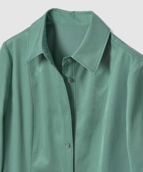 allureville / アルアバイル ロング・マキシ丈ワンピース | 【LOULOU WILLOUGHBY】メモリーツイルティアードシャツワンピース | 詳細20