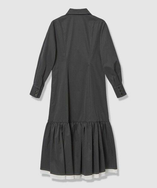 allureville / アルアバイル ロング・マキシ丈ワンピース | 【LOULOU WILLOUGHBY】メモリーツイルティアードシャツワンピース | 詳細26