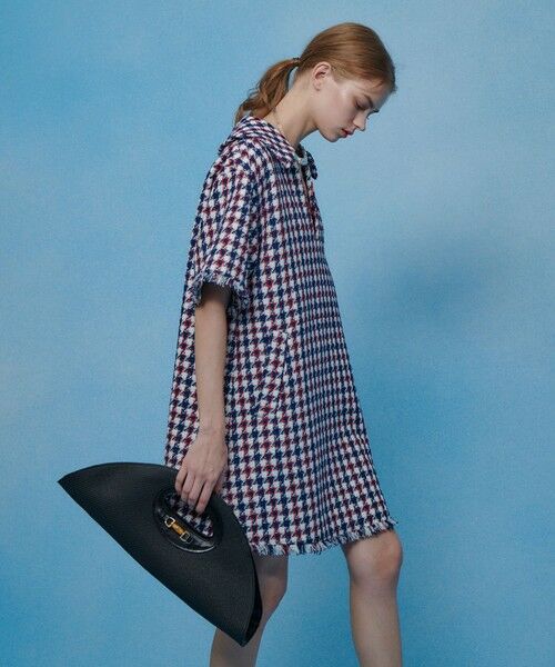 allureville / アルアバイル チュニック | 【LOULOU WILLOUGHBY】トリコロールツイードワンピース | 詳細3
