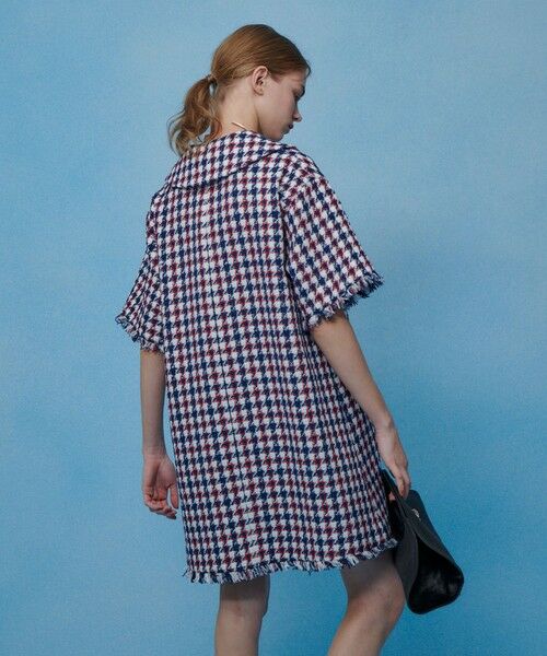 allureville / アルアバイル チュニック | 【LOULOU WILLOUGHBY】トリコロールツイードワンピース | 詳細4