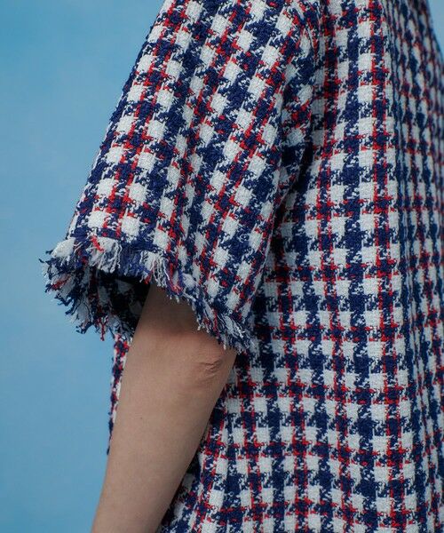 allureville / アルアバイル チュニック | 【LOULOU WILLOUGHBY】トリコロールツイードワンピース | 詳細7