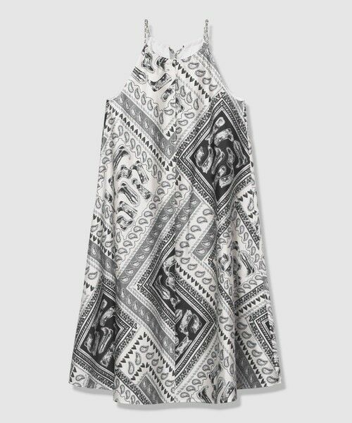 allureville / アルアバイル ミニ丈・ひざ丈ワンピース | 【LOULOU WILLOUGHBY】ウエスタンスカーフプリントホルターネックワンピース | 詳細19