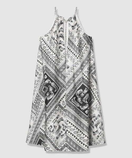 allureville / アルアバイル ミニ丈・ひざ丈ワンピース | 【LOULOU WILLOUGHBY】ウエスタンスカーフプリントホルターネックワンピース | 詳細20