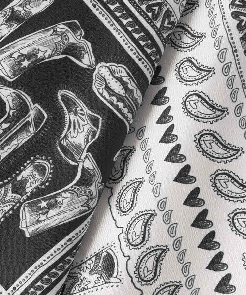 allureville / アルアバイル ミニ丈・ひざ丈ワンピース | 【LOULOU WILLOUGHBY】ウエスタンスカーフプリントホルターネックワンピース | 詳細21