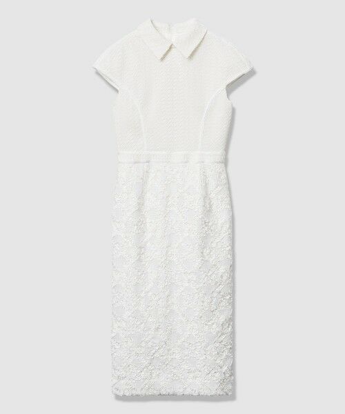 allureville / アルアバイル ドレス | 【LOULOU WILLOUGHBY】コード刺繍ドッキングワンピース | 詳細11