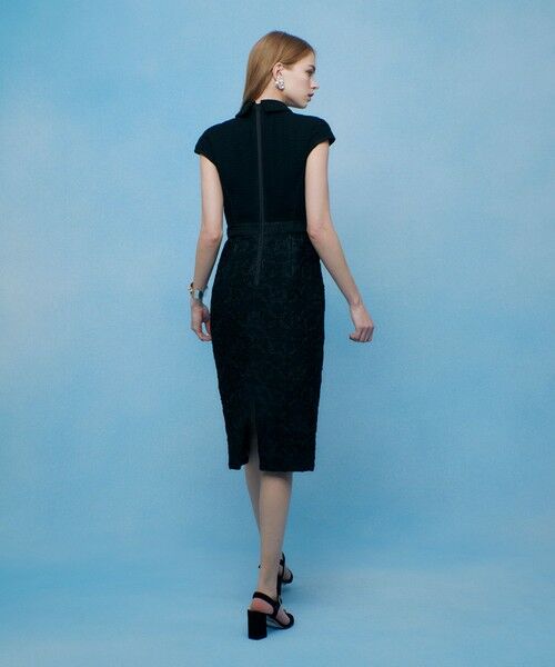 allureville / アルアバイル ドレス | 【LOULOU WILLOUGHBY】コード刺繍ドッキングワンピース | 詳細17