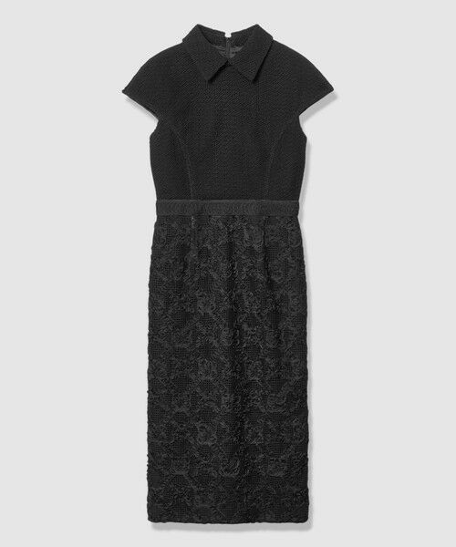 allureville / アルアバイル ドレス | 【LOULOU WILLOUGHBY】コード刺繍ドッキングワンピース | 詳細19