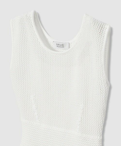 allureville / アルアバイル ロング・マキシ丈ワンピース | 【LOULOU WILLOUGHBY】メッシュクロッシェミニワンピース | 詳細9