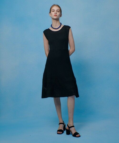 allureville / アルアバイル ロング・マキシ丈ワンピース | 【LOULOU WILLOUGHBY】メッシュクロッシェミニワンピース | 詳細12