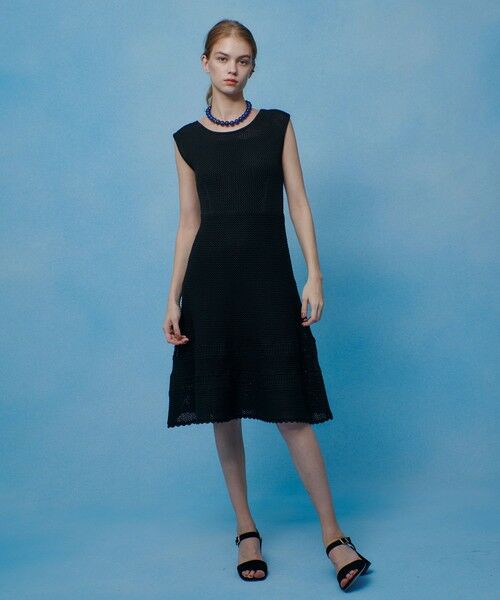 allureville / アルアバイル ロング・マキシ丈ワンピース | 【LOULOU WILLOUGHBY】メッシュクロッシェミニワンピース | 詳細13