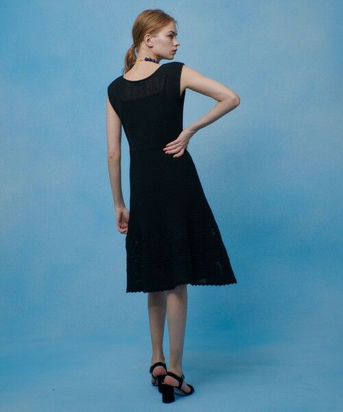 allureville / アルアバイル ロング・マキシ丈ワンピース | 【LOULOU WILLOUGHBY】メッシュクロッシェミニワンピース | 詳細16