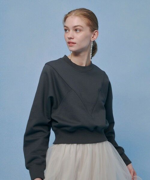 allureville / アルアバイル スウェット | 【LOULOU WILLOUGHBY】Ｖキリカエトレーナー | 詳細1