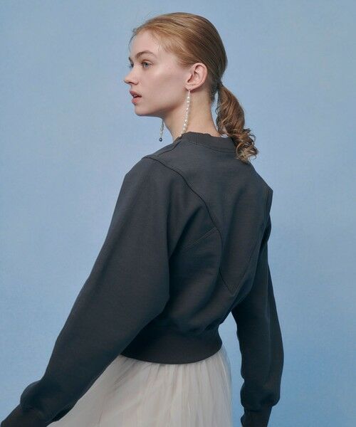 allureville / アルアバイル スウェット | 【LOULOU WILLOUGHBY】Ｖキリカエトレーナー | 詳細2