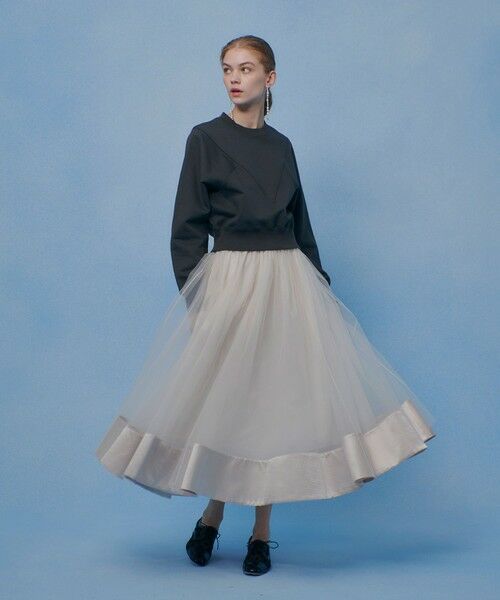 allureville / アルアバイル スウェット | 【LOULOU WILLOUGHBY】Ｖキリカエトレーナー | 詳細4