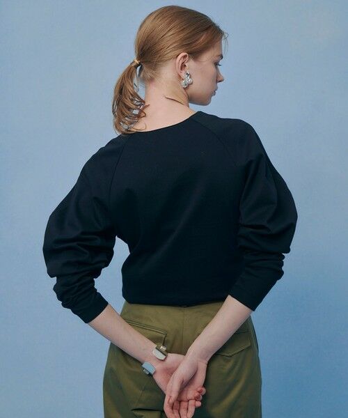 allureville / アルアバイル カットソー | 【LOULOU WILLOUGHBY】シルバイオポンチデザインスリーブプルオーバー | 詳細4