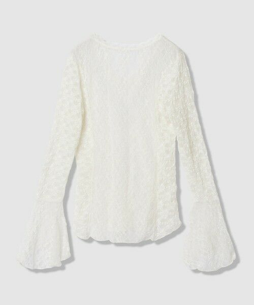 allureville / アルアバイル カットソー | 【LOULOU WILLOUGHBY】ベルスリーブレースプルオーバー | 詳細6