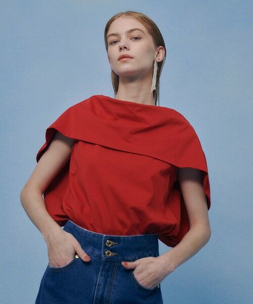 allureville / アルアバイル カットソー | 【LOULOU WILLOUGHBY】ケープデコルテトップス | 詳細1