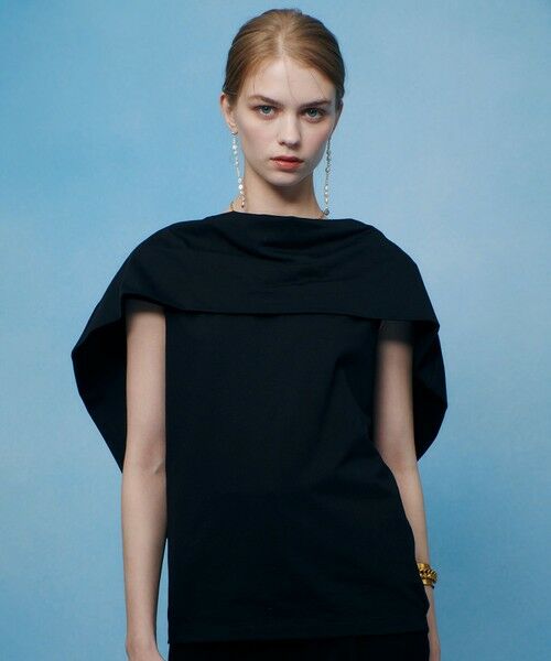 allureville / アルアバイル カットソー | 【LOULOU WILLOUGHBY】ケープデコルテトップス | 詳細18