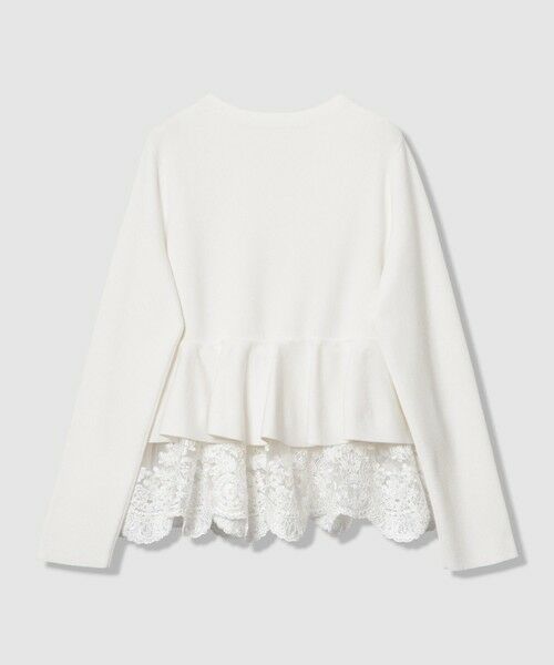 allureville / アルアバイル カーディガン・ボレロ | 【LOULOU WILLOUGHBY】レースレイヤーペプラムカーディガン | 詳細10