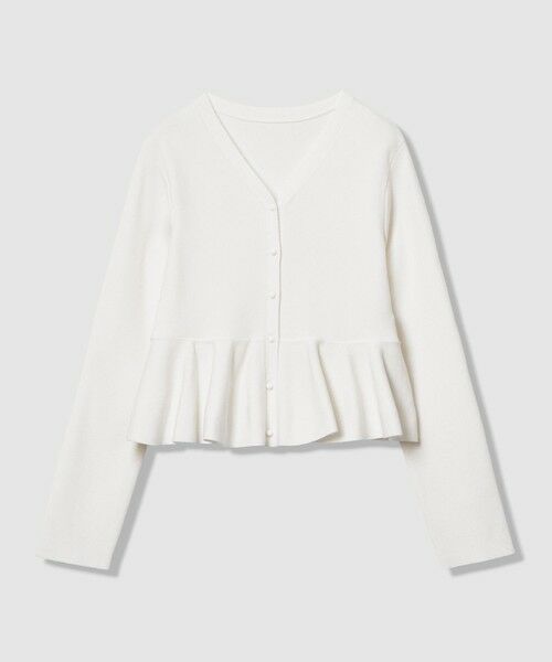 allureville / アルアバイル カーディガン・ボレロ | 【LOULOU WILLOUGHBY】レースレイヤーペプラムカーディガン | 詳細11