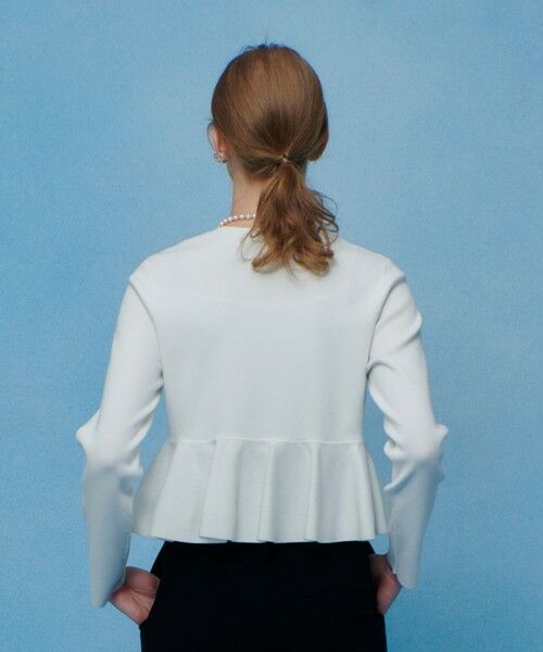 allureville / アルアバイル カーディガン・ボレロ | 【LOULOU WILLOUGHBY】レースレイヤーペプラムカーディガン | 詳細7