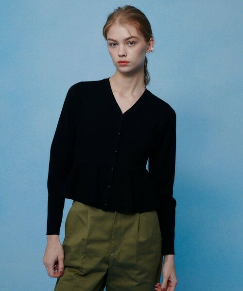 allureville / アルアバイル カーディガン・ボレロ | 【LOULOU WILLOUGHBY】レースレイヤーペプラムカーディガン | 詳細19