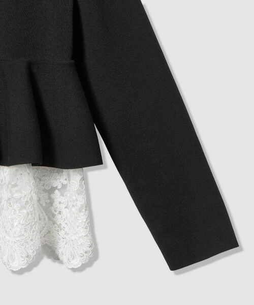 allureville / アルアバイル カーディガン・ボレロ | 【LOULOU WILLOUGHBY】レースレイヤーペプラムカーディガン | 詳細27