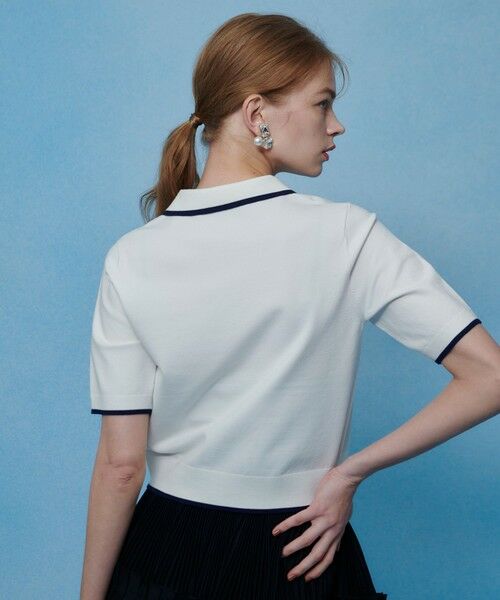 allureville / アルアバイル ポロシャツ | 【LOULOU WILLOUGHBY】ＣＨＥＲＲＹビジューＰＯＬＯ | 詳細4