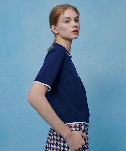 allureville / アルアバイル ポロシャツ | 【LOULOU WILLOUGHBY】ＣＨＥＲＲＹビジューＰＯＬＯ | 詳細11