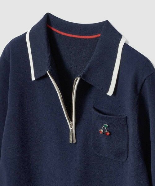 allureville / アルアバイル ポロシャツ | 【LOULOU WILLOUGHBY】ＣＨＥＲＲＹビジューＰＯＬＯ | 詳細17