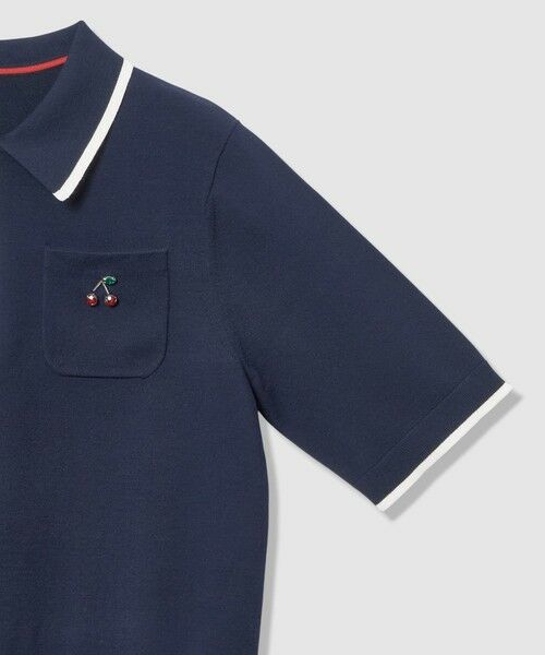 allureville / アルアバイル ポロシャツ | 【LOULOU WILLOUGHBY】ＣＨＥＲＲＹビジューＰＯＬＯ | 詳細18