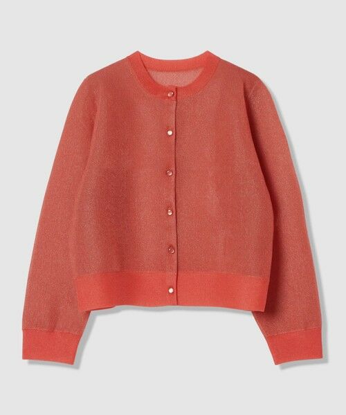 allureville / アルアバイル カーディガン・ボレロ | 【LOULOU WILLOUGHBY】シアージャガードカーディガン（レッド (43)）