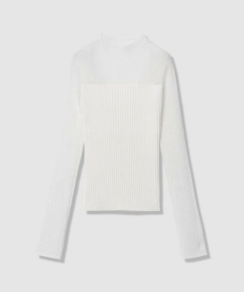 allureville / アルアバイル ニット・セーター | 【LOULOU WILLOUGHBY】シアーキリカエプルオーバー（オフホワイト (02)）